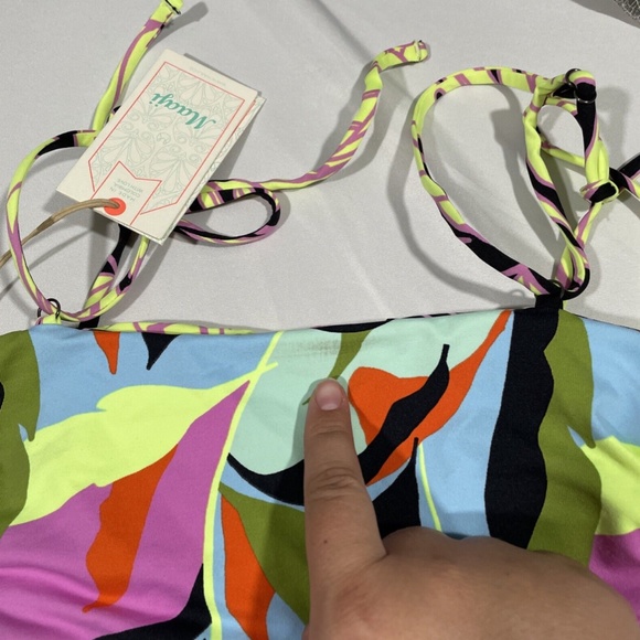 NWT Maaji [ Small ] Kamali Piazza Tie Strap Reversible Bikini Top‎ - Picture 7 of 10